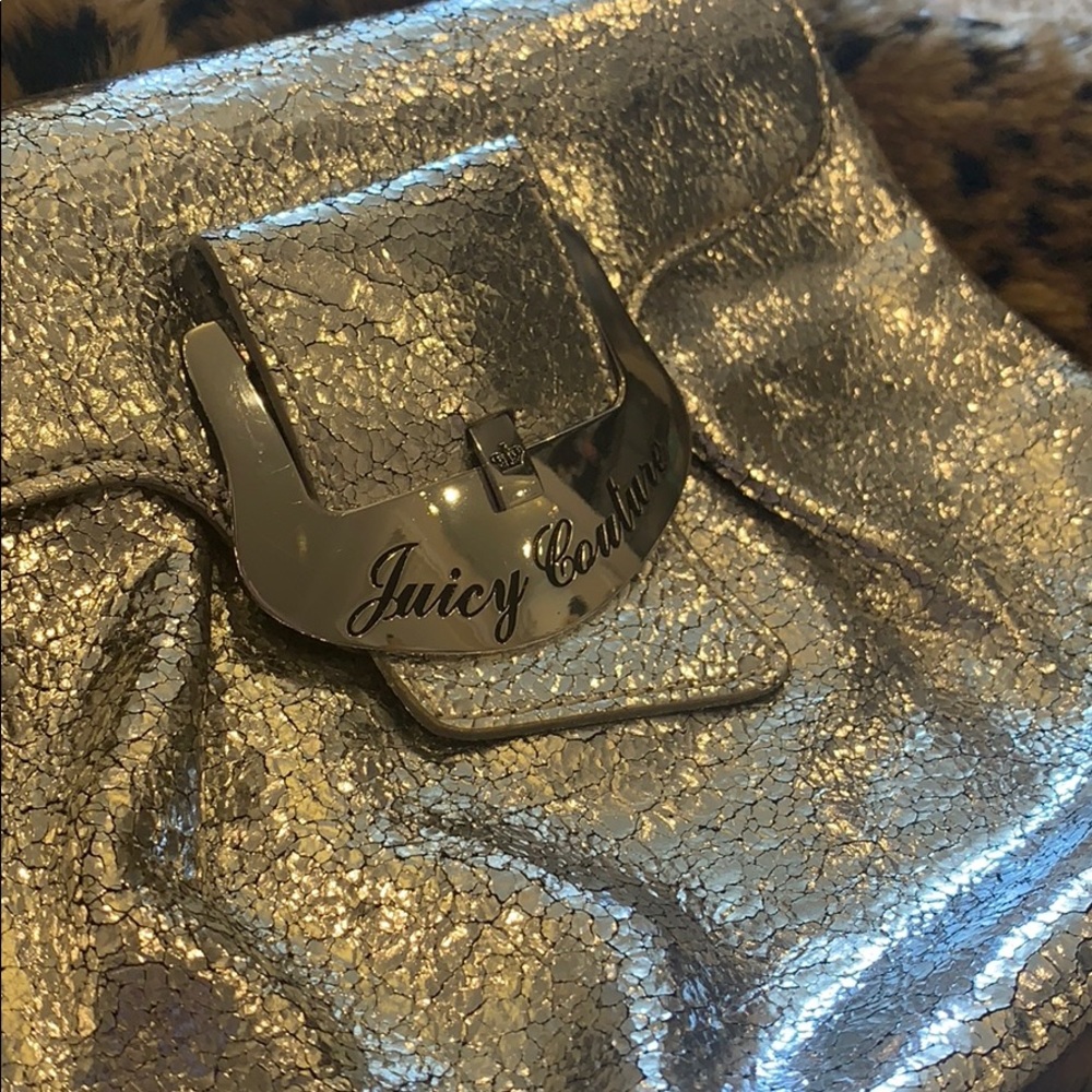 Juicy Couture Silver Clutch NEW - Picture 4 of 8